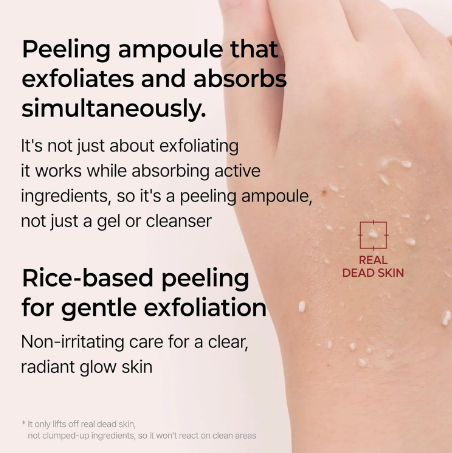 TLOPA® Peel Shot Glow Rice Ampoule Set Brightening Exfoliating Moisturizing Serum - Suitable for all skin types