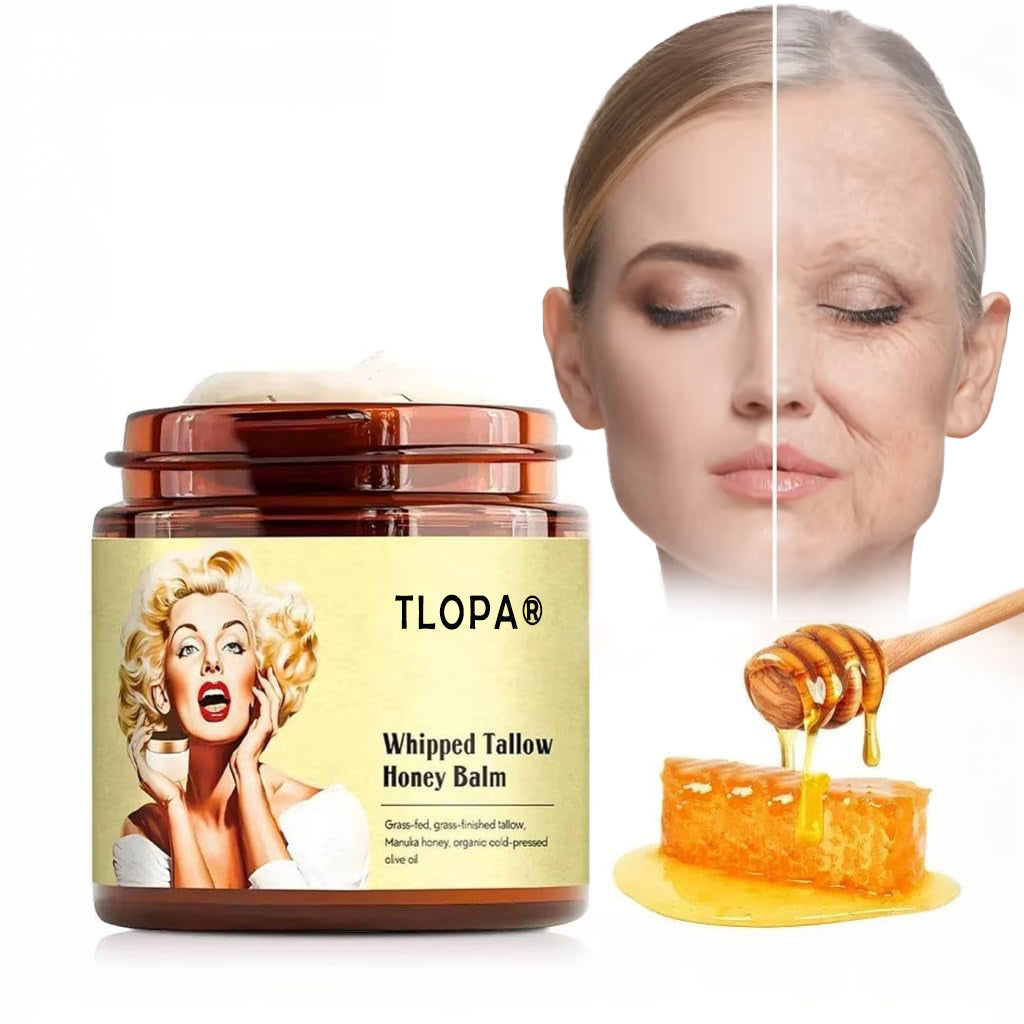 TLOPA®Natural facial cream - tallow cream and Manuka honey, removes acne, removes wrinkles, anti-oxidation!