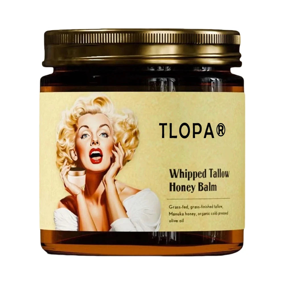 TLOPA®Natural facial cream - tallow cream and Manuka honey, removes acne, removes wrinkles, anti-oxidation!