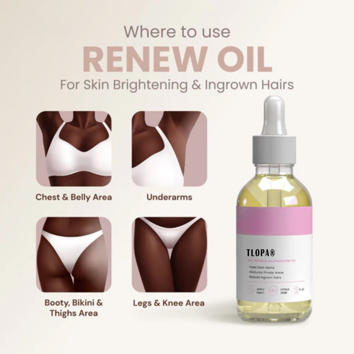 šćUpgraded Versionćš„Quickly remove dark spots ā moisturizes and removes ingrown hairs to infuse your skin with vitality and radiance.