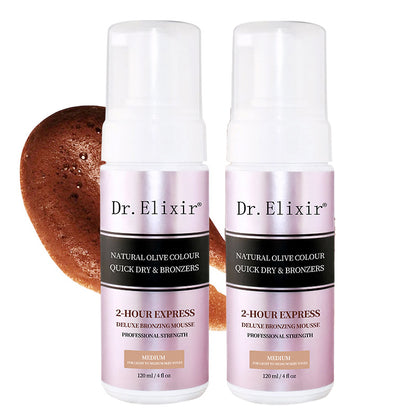 TLOPA®2 Hour Self Tanner, Rapid Tanning Lotion, Fast Acting Bronzer for Natural Glow, Hydrating & Streak-Free Tan