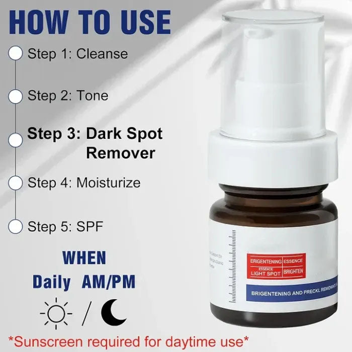 🏆【upgraded -40ML】Erase Dark Spots in 🔥8 Seconds – Kojic Acid & Vitamin C Brightening Serum for Instant Results