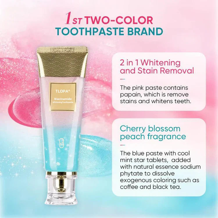 🏆【Max】TLOPA® Nicotinamide Toothpaste【💎New upgrade Powerful type 10% concentration of Nicotinamide】