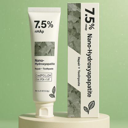 🎉50% off for a limited time! 🌿Hydroxyapatite Toothpaste with a natural formula, whitens teeth and is suitable for the whole family 👨‍👩‍👧‍👦!