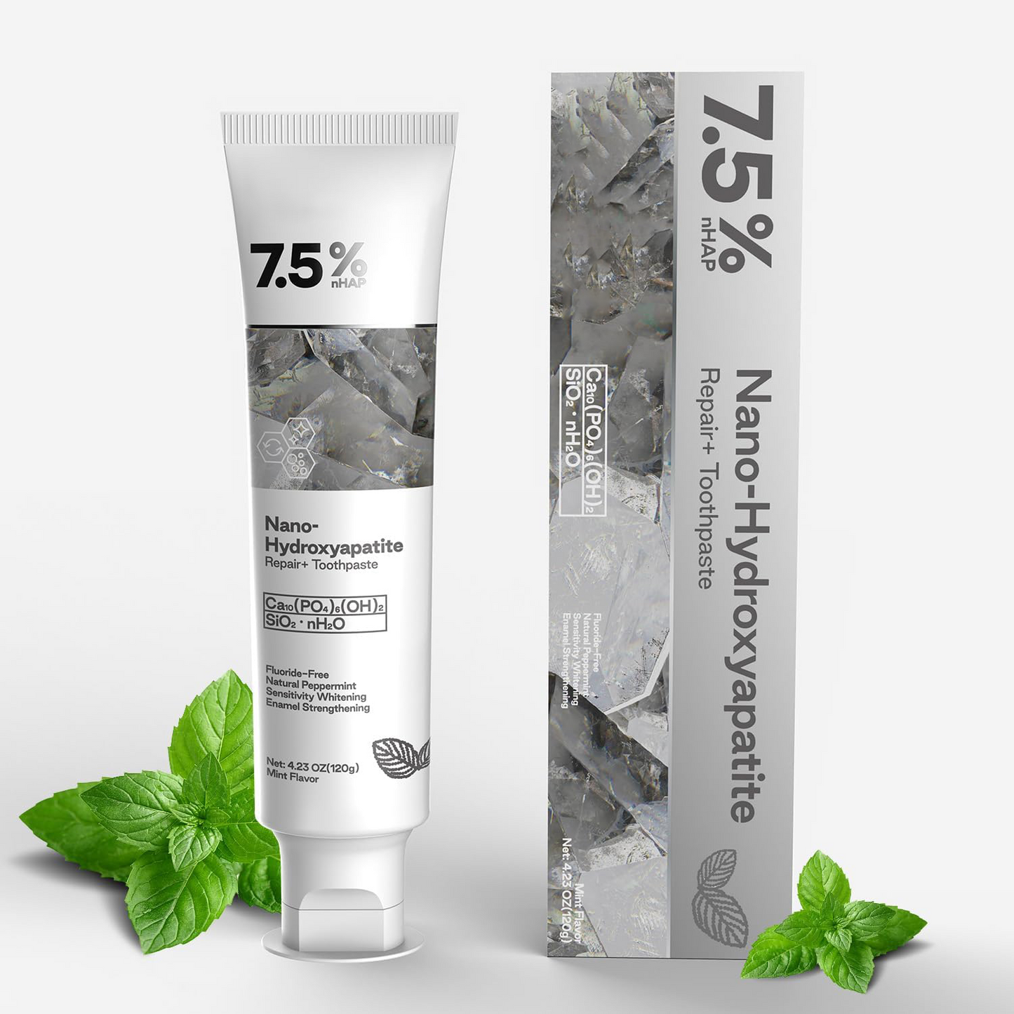 🎉50% off for a limited time! 🌿Hydroxyapatite Toothpaste with a natural formula, whitens teeth and is suitable for the whole family 👨‍👩‍👧‍👦!