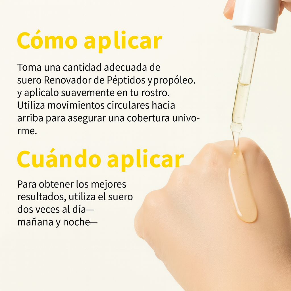 Suero antiedad con péptidos de abeja TLOPA® Youth Renewal | Reparador de arrugas, reafirmante e hidratante