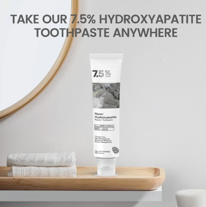 🎉50% off for a limited time! 🌿Hydroxyapatite Toothpaste with a natural formula, whitens teeth and is suitable for the whole family 👨‍👩‍👧‍👦!