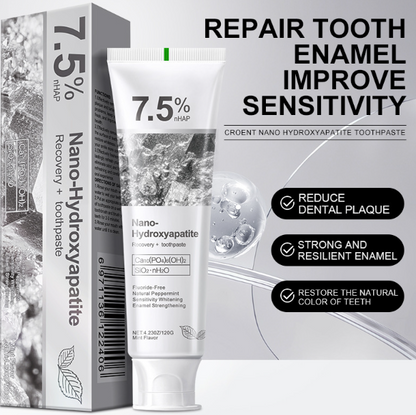 🎉50% off for a limited time! 🌿Hydroxyapatite Toothpaste with a natural formula, whitens teeth and is suitable for the whole family 👨‍👩‍👧‍👦!